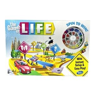 The Game Of Life Hasbro 2015 Board Game Easy Play Complete